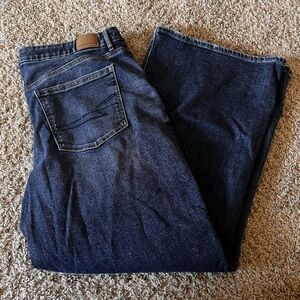 American Eagle curvy super high-rise baggy wide leg jeans